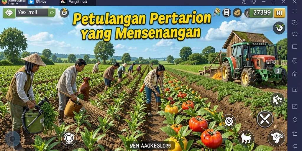Screenshot utama 2739 menampilkan gameplay bertani yang menarik.