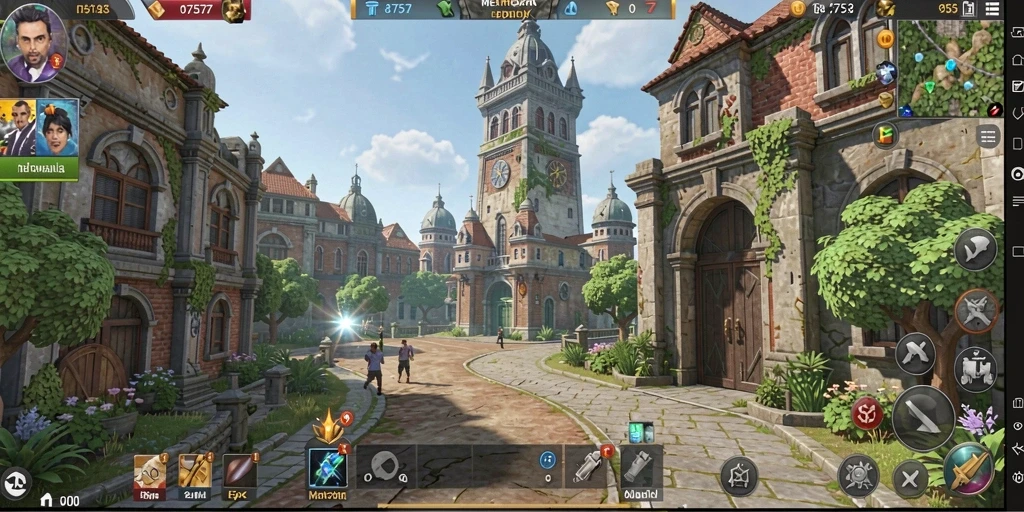 Tangkapan layar dari gameplay seru di 2757 Tower Defense.