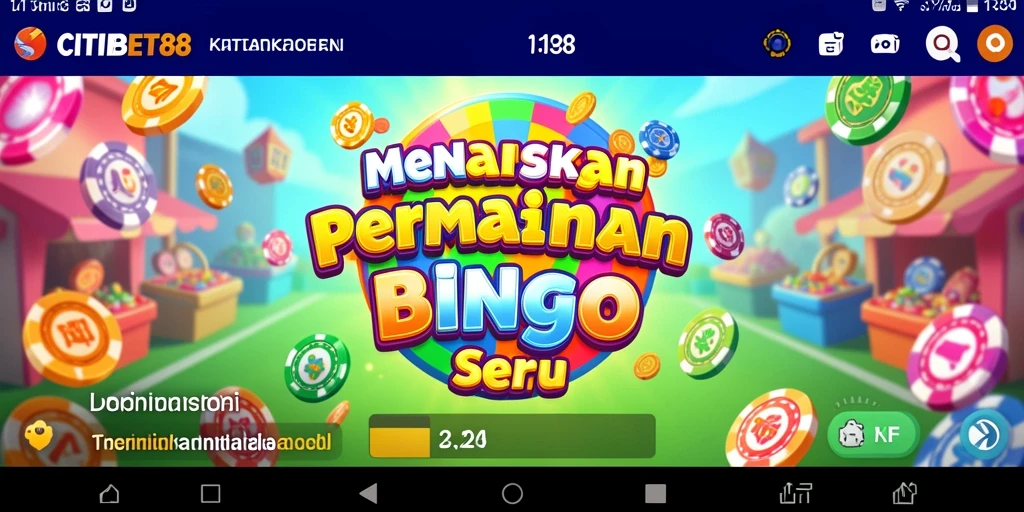 Tampilan gameplay Bingo yang menarik di CITIBET88.