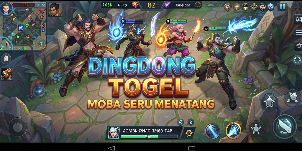 Screenshot gameplay DINGDONGTOGEL yang menampilkan pertarungan seru.