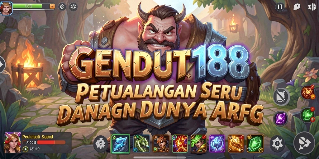Screenshot gameplay GENDUT188 yang menunjukkan pertarungan epik dan eksplorasi.