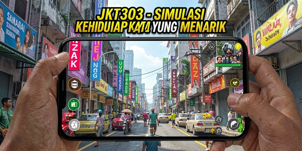 Tangkapan layar JKT303 menunjukkan gameplay simulasi kota yang menarik.