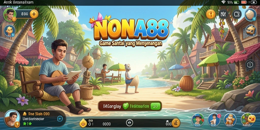 Tampilan gameplay NONA88 yang menarik dan menyenangkan.