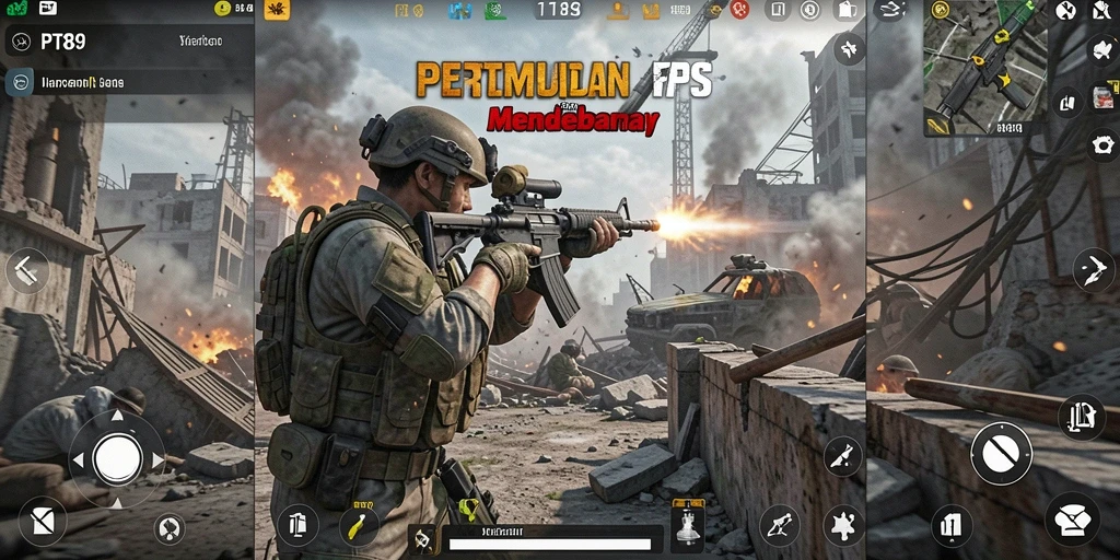 Tampilan layar permainan PT89 yang penuh aksi dan ketegangan.