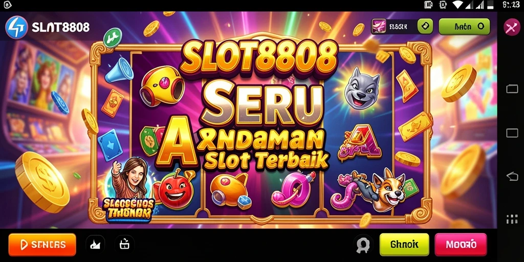 Tampilan gameplay <strong>SLOT8808</strong> yang menegangkan dan penuh aksi.