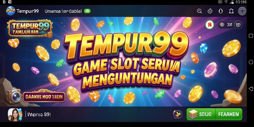 Screenshot gameplay TEMPUR99 dengan tampilan Slot menarik.